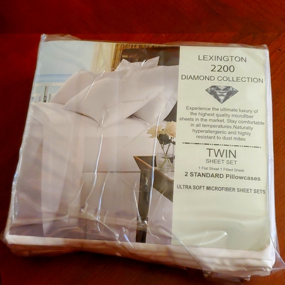 Lexington Microfiber Twin Bed Sheet set